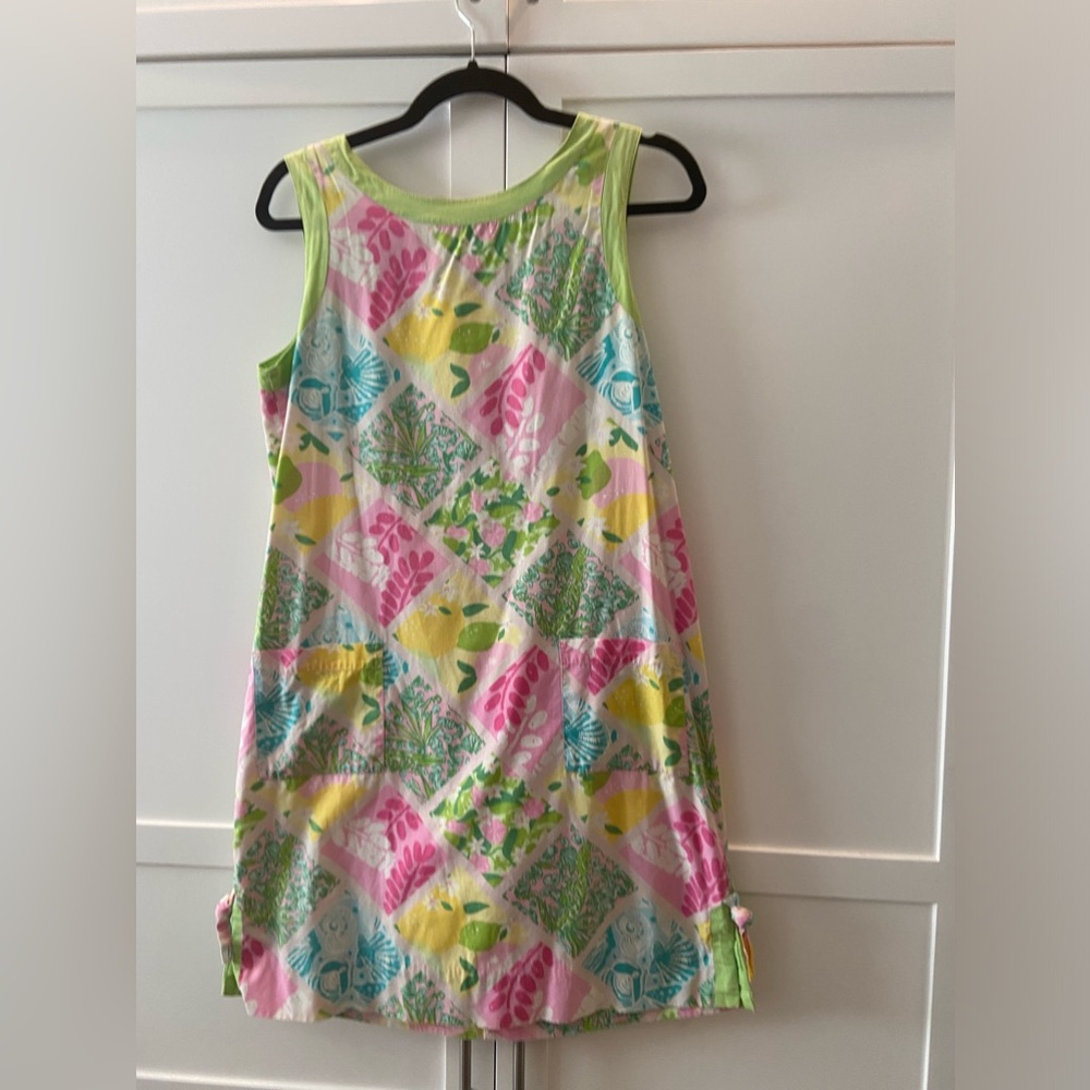 Vintage Lilly Pulitzer Dress Patchwork print size 8